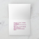 Carte Fille afro-américaine Pirate Anniversaire (Intérieur)