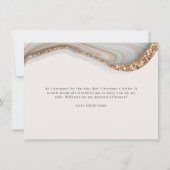 Carte fille Agate Stone Marbre (Dos)