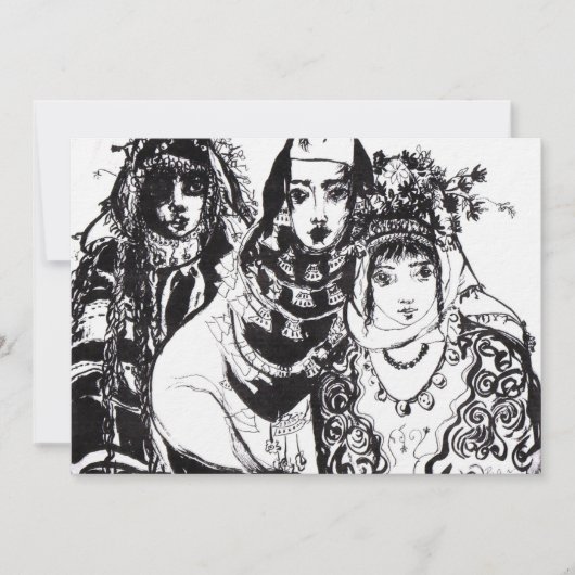 CARTE FILLE ANATOLIENNE (Devant)