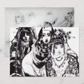 CARTE FILLE ANATOLIENNE (Devant / Derrière)