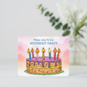 Carte Fille Anniversaire Appartement de vacances (Debout devant)