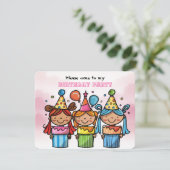 Carte Fille Anniversaire Appartement de vacances (Debout devant)