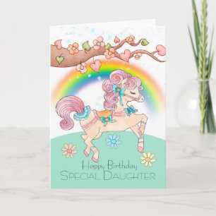 Carte Fille Anniversaire Avec Pony Card