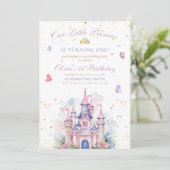 Carte Fille Anniversaire Château Princesse, Princesse 1e (Debout devant)