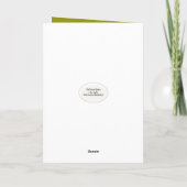 Carte Fille Anniversaire Dans La prairie D'Été (Dos)