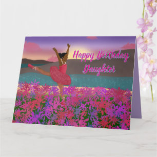 Carte Fille Anniversaire   Danse   Africain-Américain