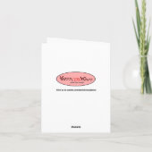 Carte fille anniversaire de naissance (Dos)