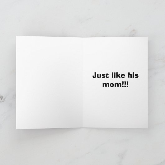 Carte fille anniversaire de naissance (Intérieur)