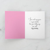 Carte Fille Anniversaire Sur Le Banc De Ville (Intérieur)