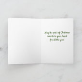Carte Fille avec arbre de Noël (Intérieur)