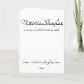 Carte Fille avec Jack o' Lantern (Dos)