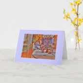 Carte Fille avec Loom et Fleurs (Fleur jaune)