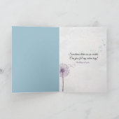 Carte Fille avec semis de Dandelion (Intérieur)