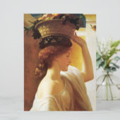 Carte Fille avec un panier de fruits (par Frederic Leigh (Debout devant)