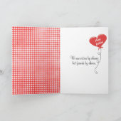 Carte Fille Bâton avec un Chapeau Rouge  (Intérieur)