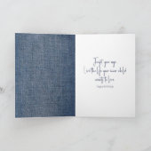 Carte Fille bâton d'anniversaire avec cocktail (Intérieur)