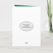 Carte Fille Bâton Diplômée avec Diplôme (Dos)