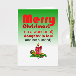 Carte fille belle et drôle Noël