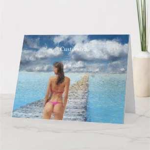 Carte Fille Bikini Thunder_Cove