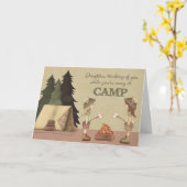 Carte Fille, Camp d'été de Penser à toi (Fleur jaune)