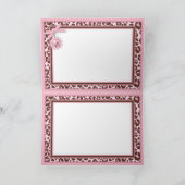 Carte fille Cheetah rose B (Intérieur)
