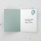 Carte Fille d'anniversaire avec Dandelion Monet (Intérieur)