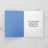 Carte Fille d'anniversaire sur le ballon de la fête (Intérieur)