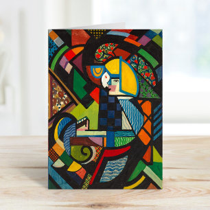 Carte Fille dans un rocher   Henry Lyman Saÿen