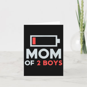 Carte Fille De 2 Garçons Cadeau De Fils Fils Fête Fête D