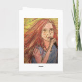 Carte Fille de balancier de joyeux anniversaire (Dos)