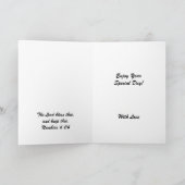 Carte Fille de joyeux anniversaire (Intérieur)