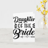 Carte Fille De La Mariage Mariée Fête des mariées Matchi (Fleur jaune)