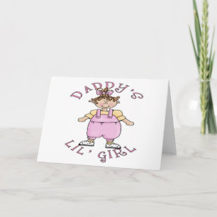 Carte Fille de Lil du papa