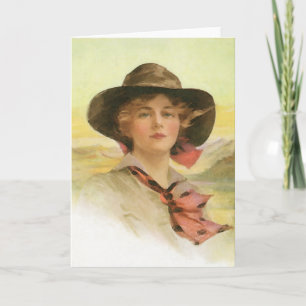 Carte Fille de l'ouest d'or