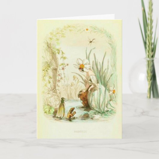 Carte Fille de narcisse (Devant)