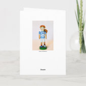 Carte Fille de soccer Nutcracker Joyeux anniversaire (Dos)