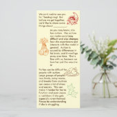 Carte Fille de Thanksgiving autiste (Debout devant)