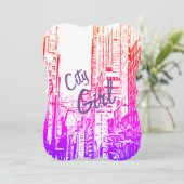 Carte fille de ville (Debout devant)