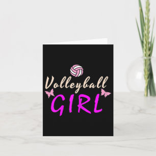 Carte Fille de volley-ball