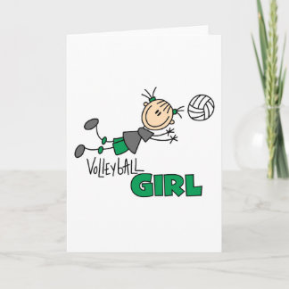Carte Fille de volley-ball