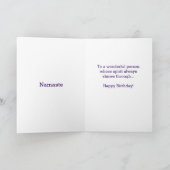 Carte Fille de yoga de joyeux anniversaire ! - Fanatique (Intérieur)