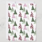 Carte Fille Elf | Kids Christmas Elf Hello Lettre (Dos)