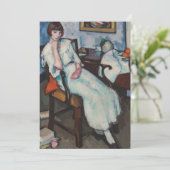 Carte Fille en blanc | Samuel John Peploe (Debout devant)