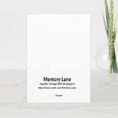 Carte Fille en Bonnet Rose (Dos)