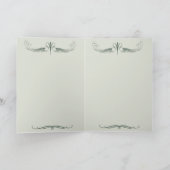 Carte Fille en Bonnet Vert (Intérieur)