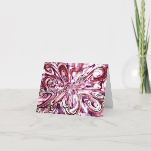 Carte Fille en colère (Devant)