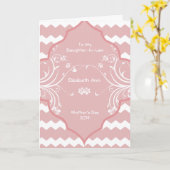 Carte Fille en droit Fête des mères (Fleur jaune)