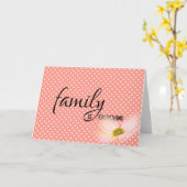 Carte Fille En Droit Polka Dot Anniversaire (Fleur jaune)