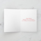 Carte Fille et petit ami Noël mignon (Intérieur)