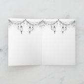 Carte Fille Fée Anime Gothique | Vierge  (Intérieur)